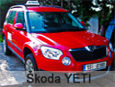 Škoda YETI - výcvikové vozidlo